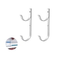 thumbnail image 3 of Gancho De Poste De Piscina De Metal Colgador De Poste De Piscina De Acero Inoxidable Colgando Soportes Piscina Con Tornillos Soporte De Barra De Piscina Duradero Para Exteriores matsuzay HA016403-00, 3 of 7