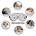 thumbnail image 7 of PAYOHTO Dog Paw Cat Paw Puppy Foot Print Soft Sleep Mask Comfort Pure Silk Eye Cover for Travel Office Camping, 7 of 7