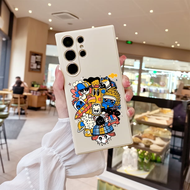 Proteja su iPhone con una divertida y colorida funda plateada mate de doble capa para teléfono