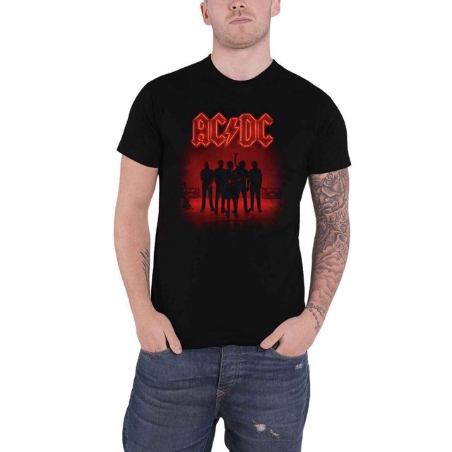 AC/DC T-Shirt pour Adulte PWR-UP à Imprimé au Dos