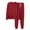 Red, variant on JURANMO Sweatsuit for Women 2 Piece Sets Solid Color Long Sleeve Sweatshirts Pullover Tops with Drawstring Elastic Waist Pants Two Piece Matching Outfits Sales Today Clearance Pink XXL