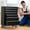 Black#01, variant on Tool Storage Cabinet 7-Drawer Rolling Tool Chest Cabinet, Large Capacity Metal Tool Box with Wheels and Cylinder Locking, Roll Around Storage Organizer Tool Cart for Garage, Warehouse, Work Shop - R