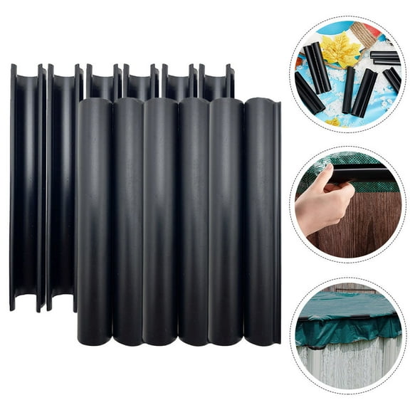 OFFIGAM Set of 24 Heavy Duty Black ABS Pool Cover Clips for Outdoor Use and Homeowners, and Weather Resistant