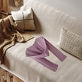 thumbnail image 4 of Bufanda con capucha, suave capa de punto, para esquiar y citas en invierno. violeta, 4 of 8