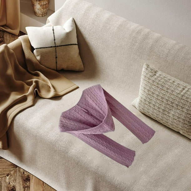 Bufanda con capucha, calentador de orejas, capa, chal cálido para esquiar, patinaje en otoño e invierno. violeta