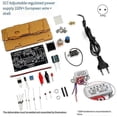thumbnail image 2 of LM317 Adjustable Regulated Power Supply DIY Kit LM317 AC 220V to DC 1.25-12V Stabilized Power Supply EU Plug(with Shell), 2 of 5
