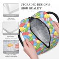 thumbnail image 6 of Naloa Colorful Easter eggs Print Lunch Bag for Women Men,Insulated Lunch Box for Adult,Reusable Lunch Tote Bag for Work, Picnic or Travel, 6 of 9