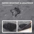 thumbnail image 2 of Manta impermeable para mascotas Luciphia reversible gris oscuro King, 2 of 6