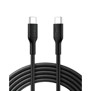 Belkin Eco USB C to USB C Cable 10ft, 60W - Soft, Flexible Fast Charging Cable, Type C Charger Cord for iPhone 16, Galaxy S25, Pixel 9, MacBook, iPad Pro, Chromebook, & More - Black