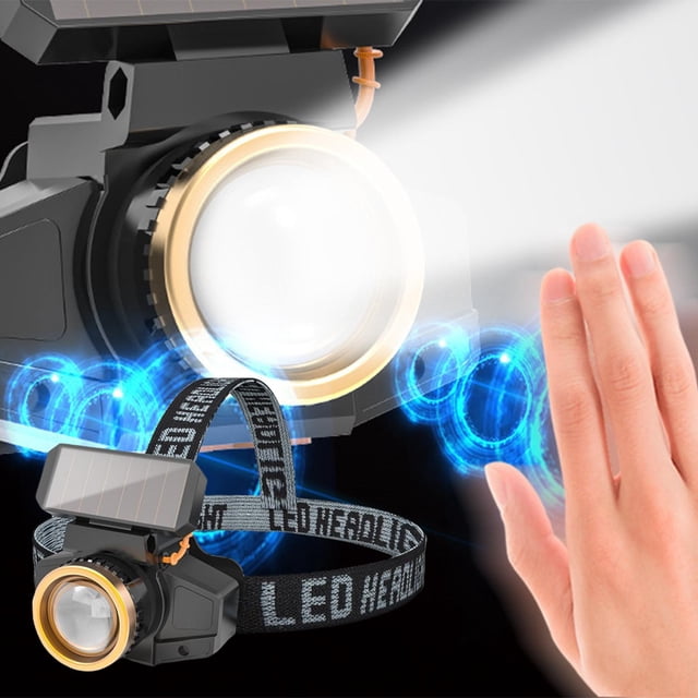 COB, luz de trabajo recgable, fo impermeable, linterna pa cabeza, linterna pa senderismo, exteriores, camping, , ciclismo - Inductivo Baoblaze COB faro
