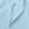 thumbnail image 6 of WIBACKER 3M-3T Baby Boys Ribbed Bamboo Viscose Short Pajamas, 2 Way Zipper One-Piece Short Sleeve Sleepers, 6 of 11