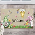 thumbnail image 2 of Welcome Spring Door Mat, Non Slip Funny Gnomes Entrance Mats Spring Summer Floral Butterfly, 30 x 17 Inch Rubber Kitchen Doormat for Holiday Seasonal Farmhouse Decoration, 2 of 6