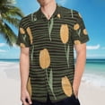thumbnail image 5 of High Quality Hawaiian Shirts for Men Short Sleeve Aloha Beach Shirt Floral Summer Casual Button Down Shirts Blouses XKXKSF, 5 of 7