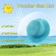 thumbnail image 3 of Sombrero de 52-54 cm de circunferencia, sombrero para niños, sombrero de paja plegable de verano con protección solar, sombrero para el sol, sombrero de copa plana, sombrero para el sol de playa al, 3 of 5