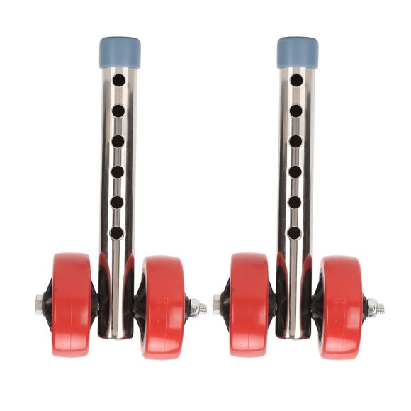 Ruedas de repuesto para andador acero inoxidable 1 par de ruedas para andador flexibles y resistentes para exteriores ANGGREK Otros