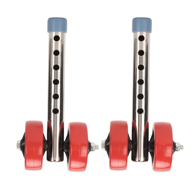 Ruedas Walker, Ruedas de Reemplazo de Acero inoxidable de Servicio Pesado Ajustable Para Exteriores