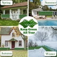 thumbnail image 4 of BSHAPPLUS® 39"x157" Ivy Privacy Fence Screen,Faux Ivy Leaf Artificial Hedges Fence,Greenery Wall Panel Decoration for Garden, Decor, Balcony, Patio, Indoor, 4 of 10