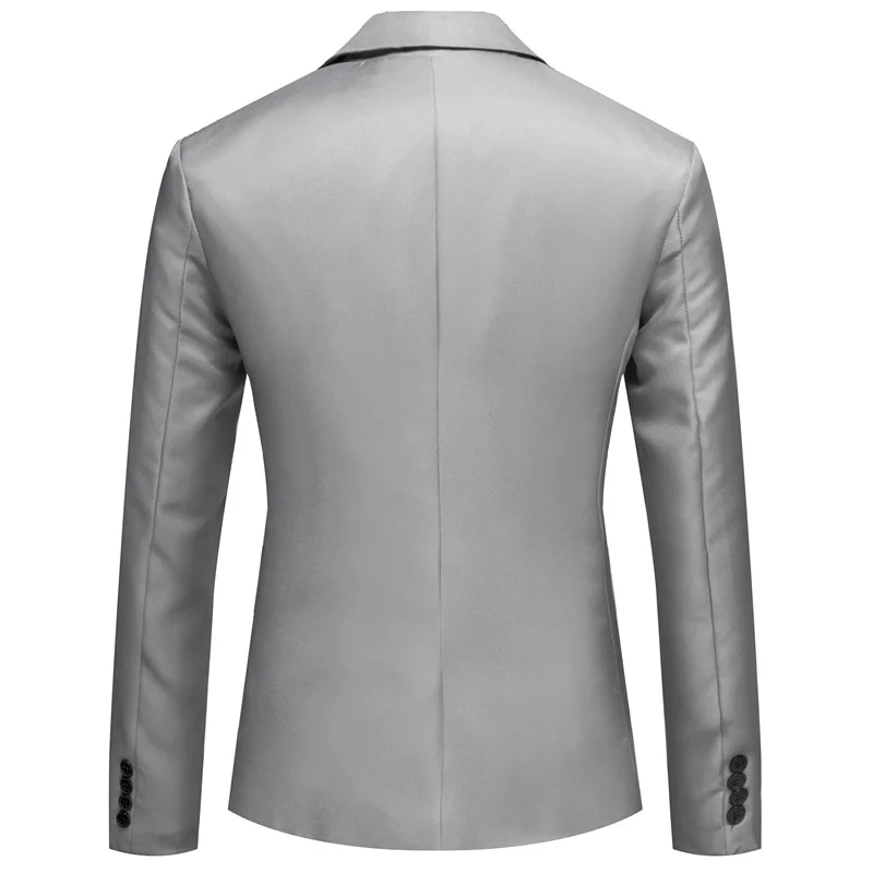 2024 Autumn New Blazer Men's Fashion Casual Suit Coat Men's Wedding ...