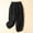 *Black, variant on GILIGEGE Women's Summer Linen Pants Casual Palazzo Pants Cotton Linen Wide Leg Baggy Pants with Pockets,Baggy Harem Pants Drawstring Trousers Elastic Waist Cropped Pants Coffee XXL