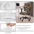 thumbnail image 4 of ZUXONGSY Mushroom Flower Office Chair Cover 2 Packs Mid Back Chair Covers Skin Friendly High Back Computer Chair Cover Easy to Install Furniture Protector Home Furnishing Decoration, 4 of 7