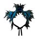 thumbnail image 4 of Capa de plumas artificiales, accesorio decorativo para el cuello, disfraz, bufanda de fiesta Azul, 4 of 9
