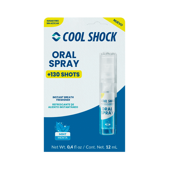 Spray bucal Cool Shock refrescante de menta 12 ml