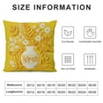 thumbnail image 5 of GOSMITH  Farmhouse Floral Blossom Tufted Throw Pillow Cover Spring Colorful Flower Vase Leaves Pillowcase Soft Square Cushion Case White, 5 of 5