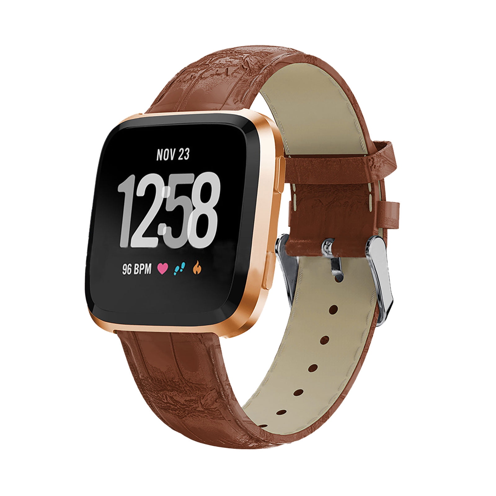 EEEkit - EEEKit Leather Bands Compatible with Fitbit Versa/Fitbit Versa 2/Fitbit Versa Lite for