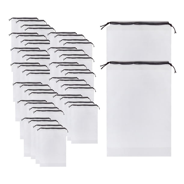 50 Uds bolsa de zapatos a prueba de polvo conveniente bolsa organizadora para almacenamiento para hombres armario hogar