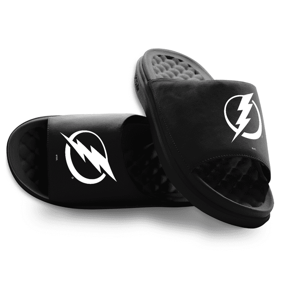 Unisex ISlide Black Tampa Bay Lightning Primary Motive Slide Sandals
