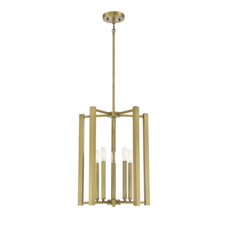 

Savoy House 3-7701-5-322 Benson 5 Light Pendant Light in Warm Brass (16 W x 21 H)