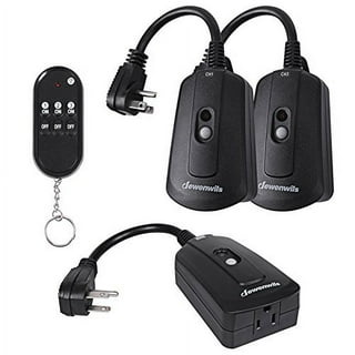 Hyper Tough Wireless Indoor and Outdoor Remote Control Outlet TD35077J - 3  Prong 