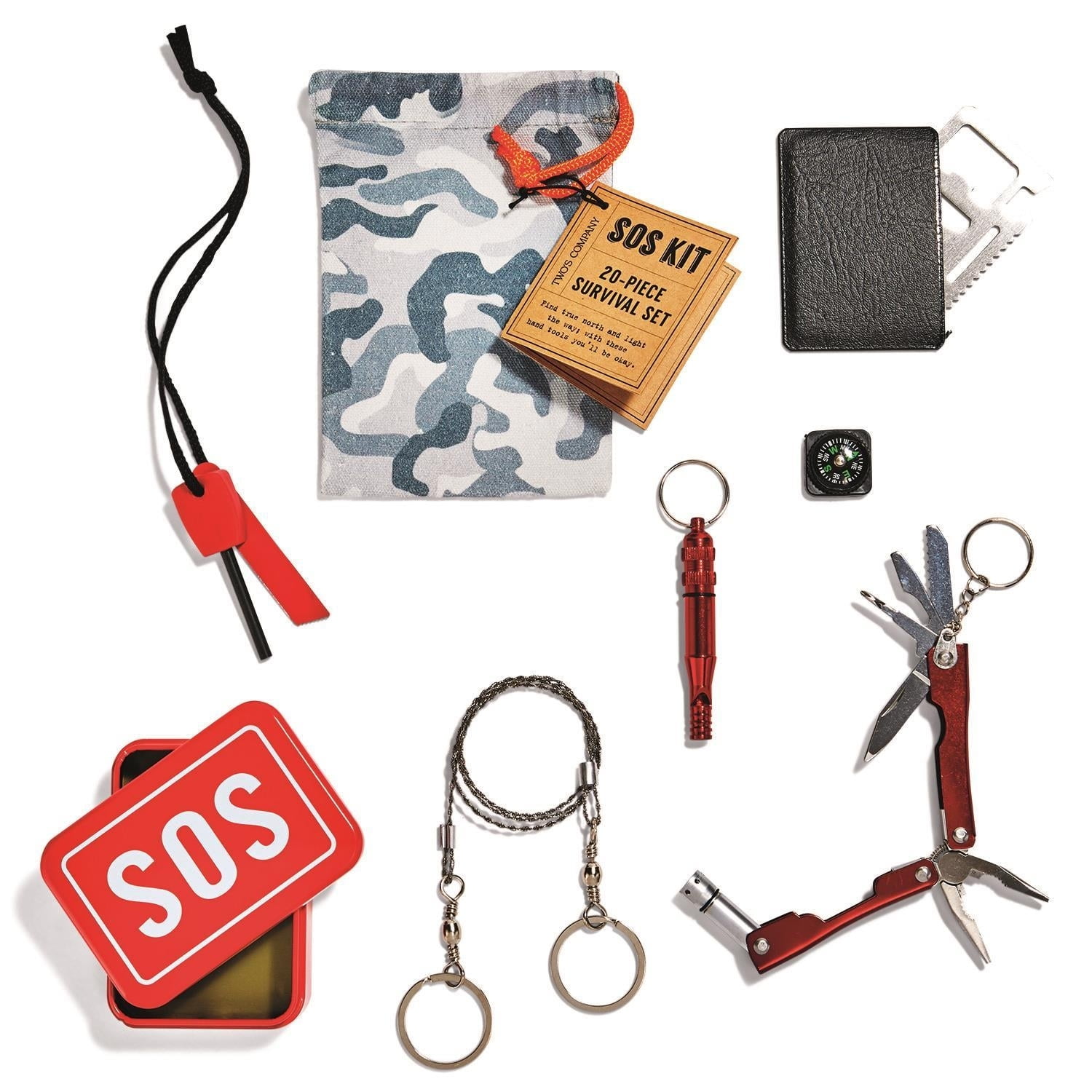 Eco-Fused 2X Survival Whistle and 2X Signal Mirror - Outdoor Survival Kit  Rescue Flash Mirror - Clip-on Whistle with Lanyard - Backpacking, Camping