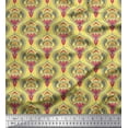 thumbnail image 1 of Soimoi Cotton Duck Fabric Moroccan Damask Fabric Prints By Yard 56 Inch Wide, 1 of 3