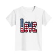 thumbnail image 4 of T-Shirt pour Enfants, Imprimé de la Fête de l'Indépendance à Manches Courtes et Col Rond, Haut Décontracté et Polyvalent pour Garçons et Filles de 3 à 15 Ans, 4 of 5