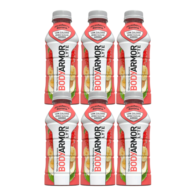 BODYARMOR Strawberry Banana Lyte Sports Drink (16 oz., 6pack