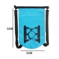 thumbnail image 2 of CSChome Floating Beach Bag Waterproof Dry Bag Large Capacity Good Sealing Adjustable Quick Release Wear Resistant Floating Backpack, 2 of 7