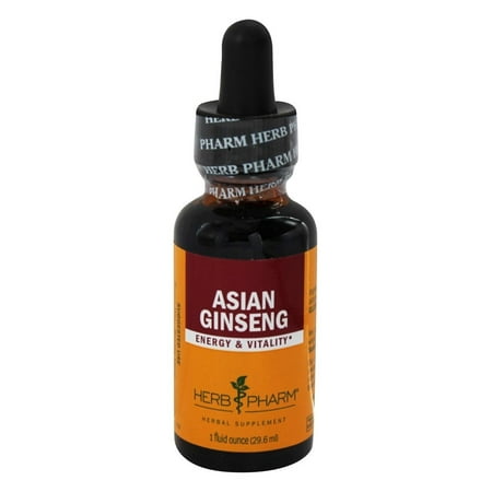 Herb Pharm - extrait de ginseng asiatique - 1 oz.