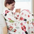 thumbnail image 6 of Christmas Nutcracker Blanket Soft Cozy Lightweight Xmas Throw Blanket for Couch Sofa Bed Living Room Home Decor for Boys Girls s Adults Gift 50x60 inch, 6 of 7