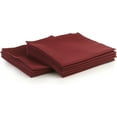 thumbnail image 1 of Yourtablecloth Cloth Dinner Napkins100% Spun Polyester with Hemmed Edges 20x 20 Set of 12 Burgundy, 1 of 5