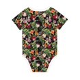 thumbnail image 6 of Rocae Watercolor Tropical Flowers for Baby Cotton Short-Sleeve Bodysuits for Unisex Onesies Bodysuit-6 Months, 6 of 7