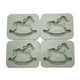 thumbnail image 2 of Molde de silicona para jabón, velas de flores secas hechas a mano, molde de cera , caballo A: 4 caballos Sunnimix Cera de aromaterapia molde de yeso, 2 of 8