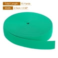 thumbnail image 2 of Uxcell Elastic Band 1" x 15 Yard Stretch Knit Elastic Bands Fabric Elastic Band for Sewing (Seaweed Green), 2 of 6