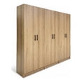 thumbnail image 1 of Klair Living Modex Multi-Purpose Utility Storage Cabinet (3-Piece Set) in Oak, 1 of 13