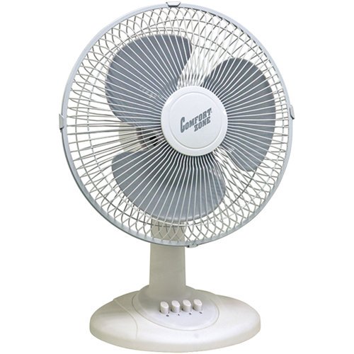 Comfort Zone 12'' Oscillating Table Fan
