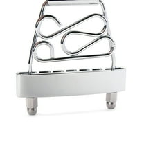 MLINS Silver Metal Guitar Tailpiece with Durable Plating for Archtop 6 String