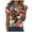 Blue, variant on 250th Anniversary Usa Shirt Women's T-Shirts V-Neck Graphic Tees Boho Flowers Shirt Summer Casual Short Sleeve Tops(Light Blue,M)