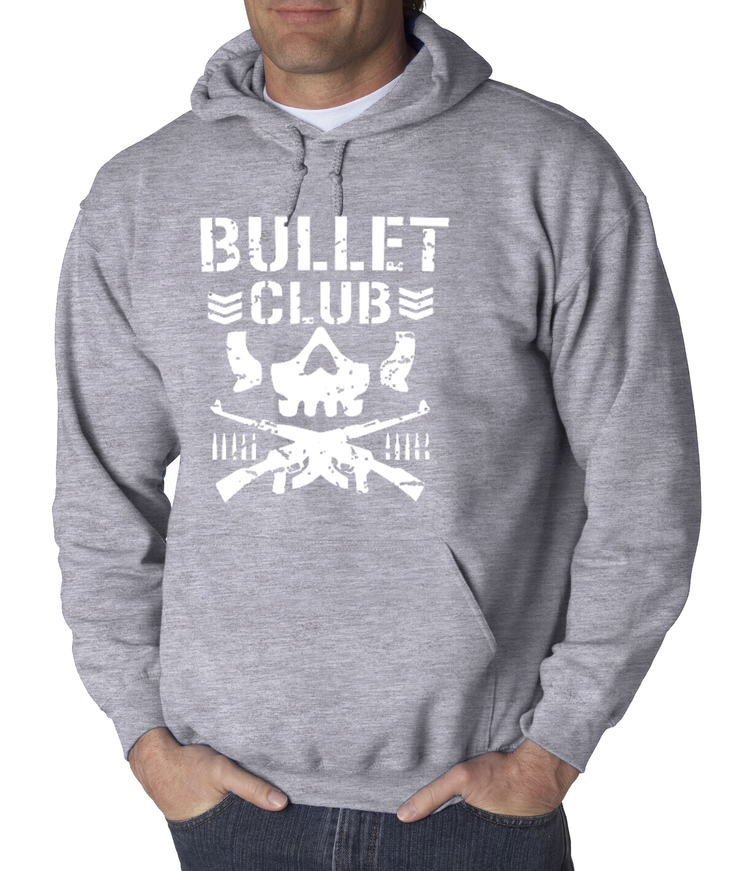 Hoodie Bullet Club Skull Soldier Japan Pro Wrestling New Way 786 - roblox bullet club jacket