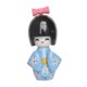 thumbnail image 4 of Figura de muñeca japonesa de dibujos animados en miniatura, pequeña escultura, figura de escritorio, geisha Azul B, 4 of 9