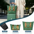 thumbnail image 6 of Travelhouse 3-Piece Hardside Spinner Carry on Luggage Set with TSA Lock and Travel Bag,Green, 6 of 7